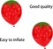Fruit Themed Balloons Strawberry Latex Balloons(Strawberry Latex Balloon)